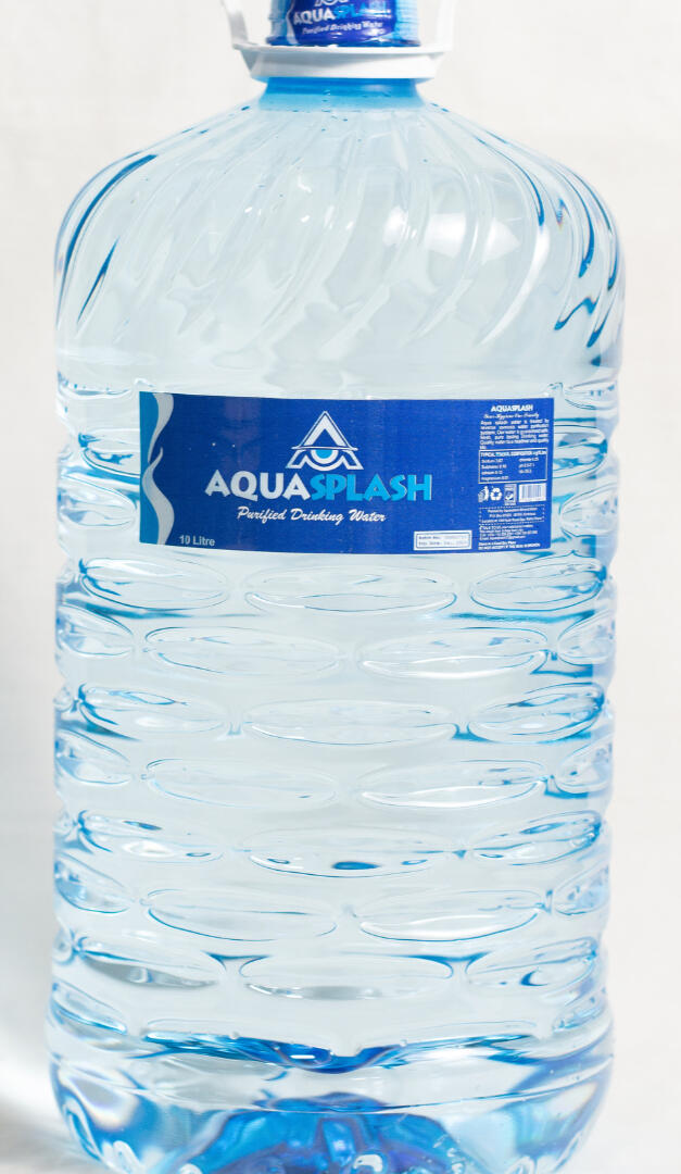 10L AquaSplash - KSH 150 per Bottle